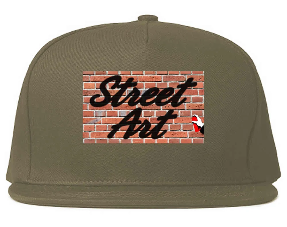 Street Art Graffiti Spraypaint Wall Snapback Hat Cap